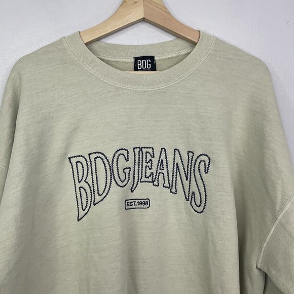 Urban Outfitters BDG Distressed Sweatshirt Size Large Oversized Vintage Style BN - Picture 3 of 9